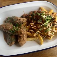 South Fried Seitan Wings at Tansy's Pantry in Godshill