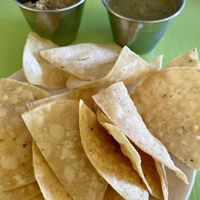 Any restaurant that gives you chips when you sit down is a winner in my book.  at Hijo De Su Madre in Los Angeles