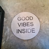 Sign says it all at Cali Press in Sydney