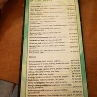 Juices at Green Bar in Panama City