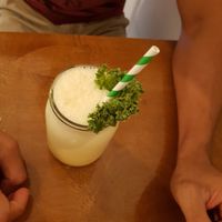 Pineapple lemonade at Green Bar in Panama City