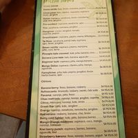 Drinks at Green Bar in Panama City