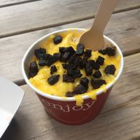 Mac‘n cheese with bacon at Soul Shack Vegan Grill in Newcastle Upon Tyne