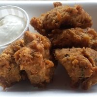 Frickn and garlic mayo at Soul Shack Vegan Grill in Newcastle Upon Tyne