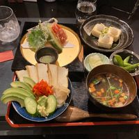 Vegan set  at Shaw's Sushi Bar & Dining in Fujikawaguchiko