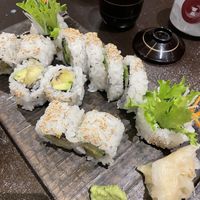 Sushi rolls  at Shaw's Sushi Bar & Dining in Fujikawaguchiko