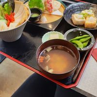 Tofu set at Shaw's Sushi Bar & Dining in Fujikawaguchiko