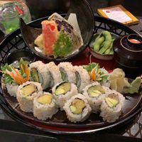 Vegetarian Sushi set specified vegan   at Shaw's Sushi Bar & Dining in Fujikawaguchiko