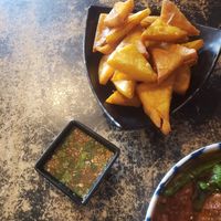 Chickpea tofu  at Urban Burma in Aurora