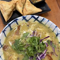 Samosa soup  at Urban Burma in Aurora