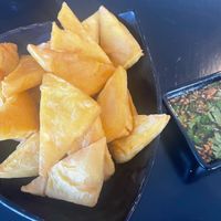 Golden Tofu Triangles  at Urban Burma in Aurora