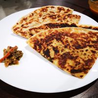 Aloo Paratha Naan at Dosa Plaza in Perth