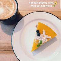 Cashew cheese cake at SLOW in Soorts-hossegor