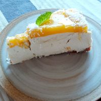 Mango-Ginger Cheesecake at SLOW in Soorts-hossegor