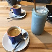 Spirulina Smoothie at SLOW in Soorts-hossegor