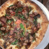 Banh Mi Pizza  at Tin Pan Alley Foodsmiths in Upwey