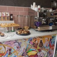 Coffee and cake. at Mood in Watford