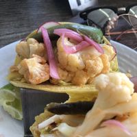 Buffalo cauliflower tacos at iQ  in Pensacola