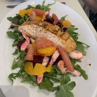Roasted beets and citrus with salmon at iQ  in Pensacola