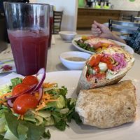 Mediterranean wrap mmmmm at iQ  in Pensacola