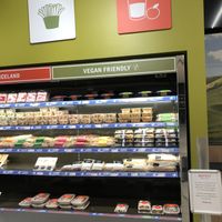 Most items in this section were not vegan.  at KEF - Mathús in Keflavik