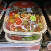 Vegan salad  at KEF - Mathús in Keflavik