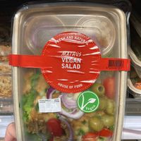 Vegan salad at KEF - Mathús in Keflavik