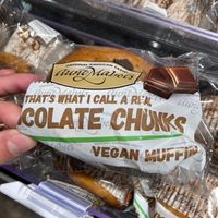 Vegan muffin  at KEF - Mathús in Keflavik