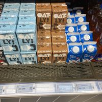 Plant based milks  at KEF - Mathús in Keflavik
