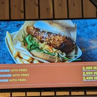 Vegan burger at KEF - Mathús in Keflavik