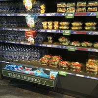 Vegan section at KEF - Mathús in Keflavik