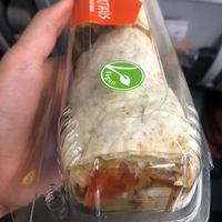 Outside shot of the box with ‘vegan’ sticker at KEF - Mathús in Keflavik