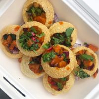 Pani puri's at En Root in South West London