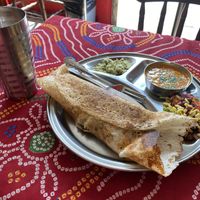 Masala dosa  at En Root in South West London