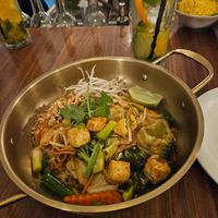 Veganized pad thai at Kin + Deum in South East London