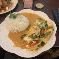 Tofu red curry   at Kin + Deum in South East London