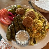 Veggie platter   at Sidon Lebanese Grille in Toledo