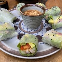 summerrolls  at Bong Bonlai at YK Art House in Phnom Penh