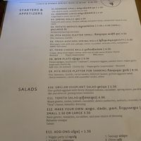 Menu (Mar 2024)  at Bong Bonlai at YK Art House in Phnom Penh