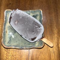 Chocolate ice cream bar  at Bong Bonlai at YK Art House in Phnom Penh