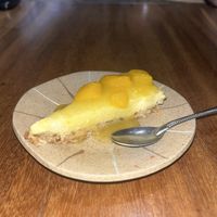 Mango cheesecake  at Bong Bonlai at YK Art House in Phnom Penh