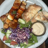 Tempeh skewers  at Bong Bonlai at YK Art House in Phnom Penh