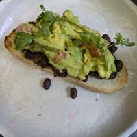 Avocado and Beans at Bong Bonlai at YK Art House in Phnom Penh
