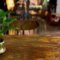 Interior seating/dining right inside the library   at Bong Bonlai at YK Art House in Phnom Penh