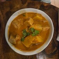 Amok curry at Bong Bonlai at YK Art House in Phnom Penh