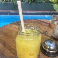 Mango passion juicee  at Bong Bonlai at YK Art House in Phnom Penh