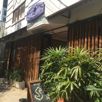 banner at Bong Bonlai at YK Art House in Phnom Penh