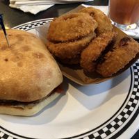 The hukilau vegan style with ciabatta bun  at Cool Cat Cafe in Lahaina