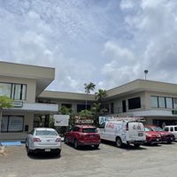 Outside parking area   at Vegetarian Creation Inc in St Croix