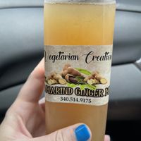 Tamarind ginger drink   at Vegetarian Creation Inc in St Croix